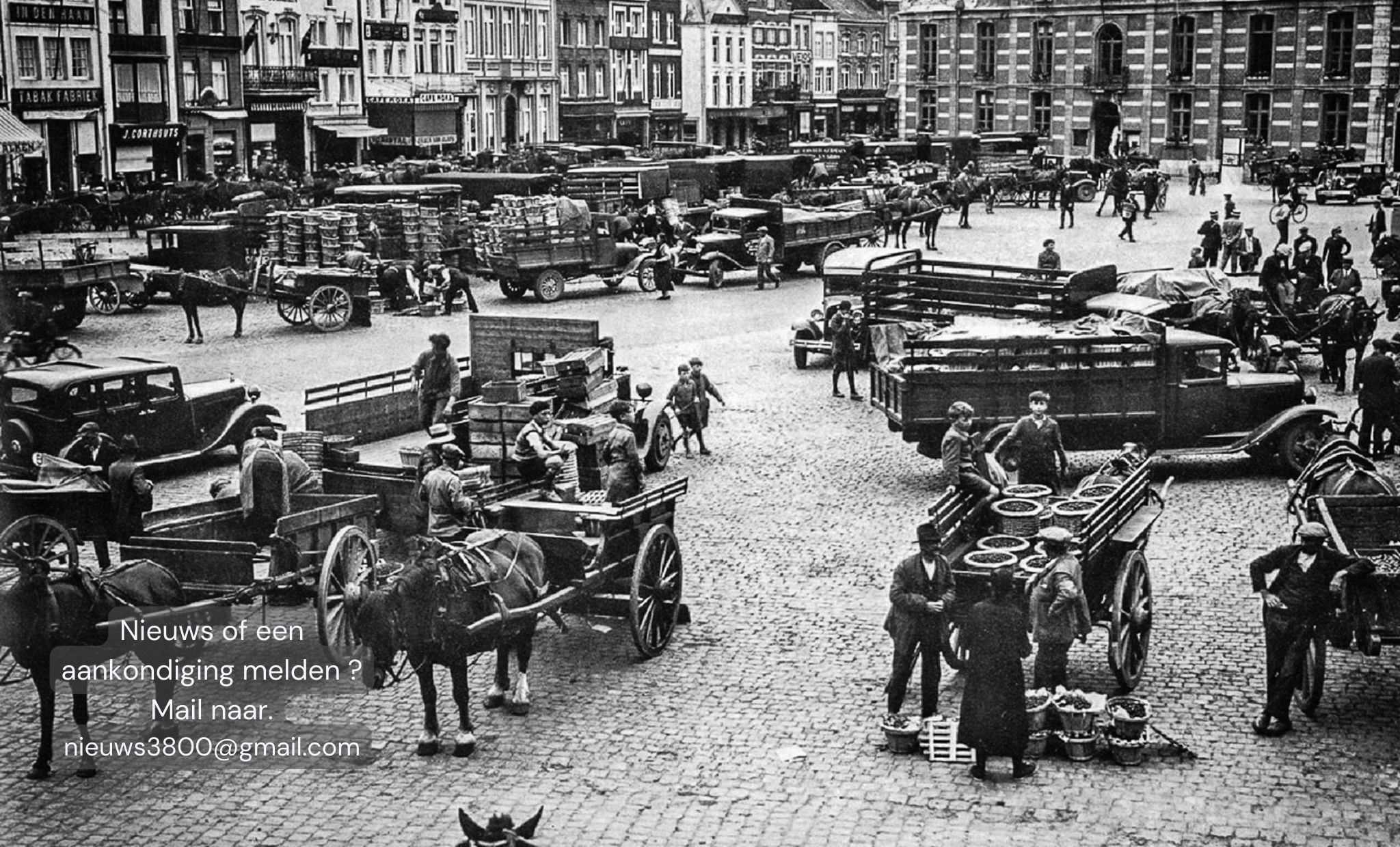 Grote Markt in Sint-Truiden van lang geleden