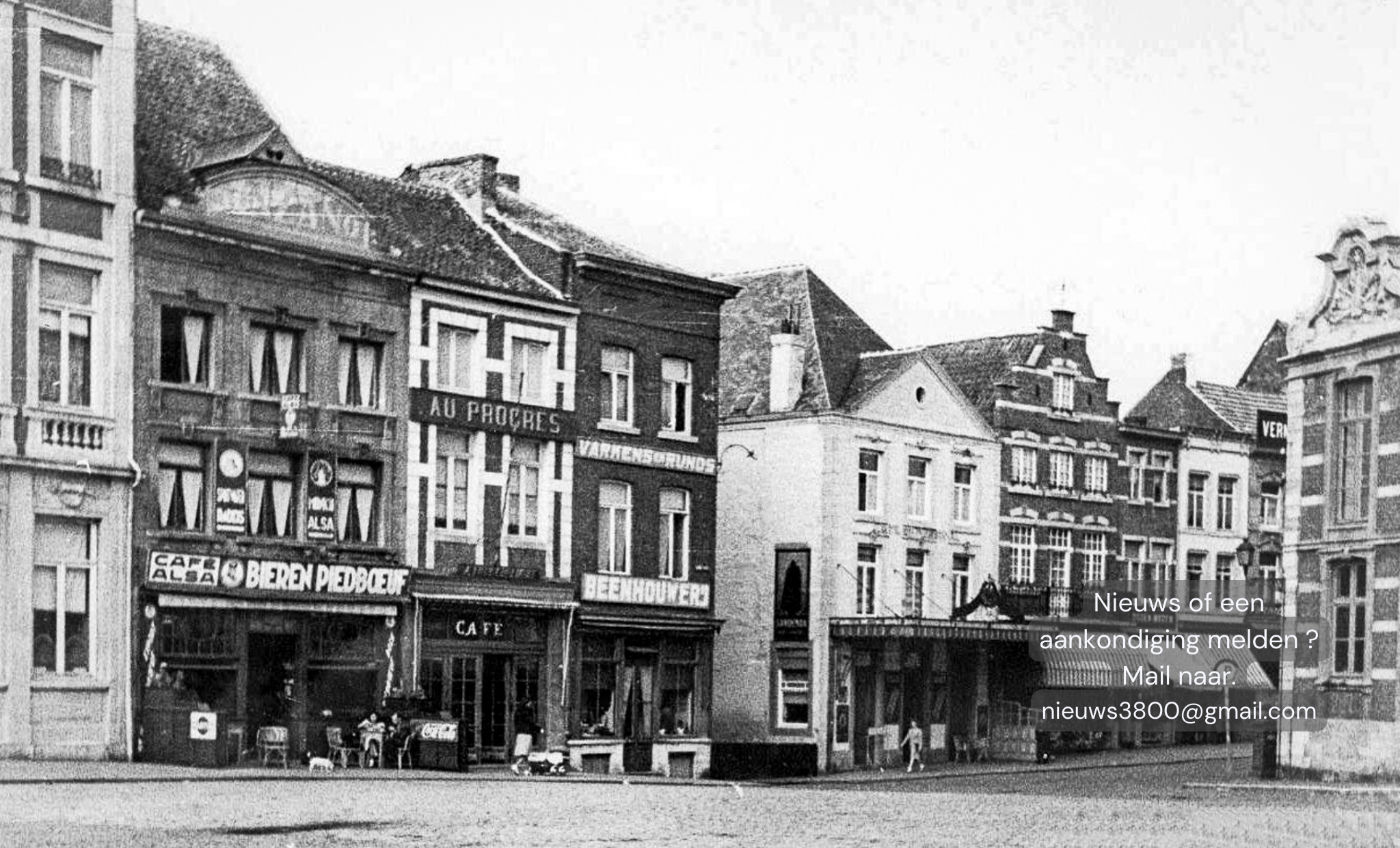 Grote Markt in Sint-Truiden van lang geleden