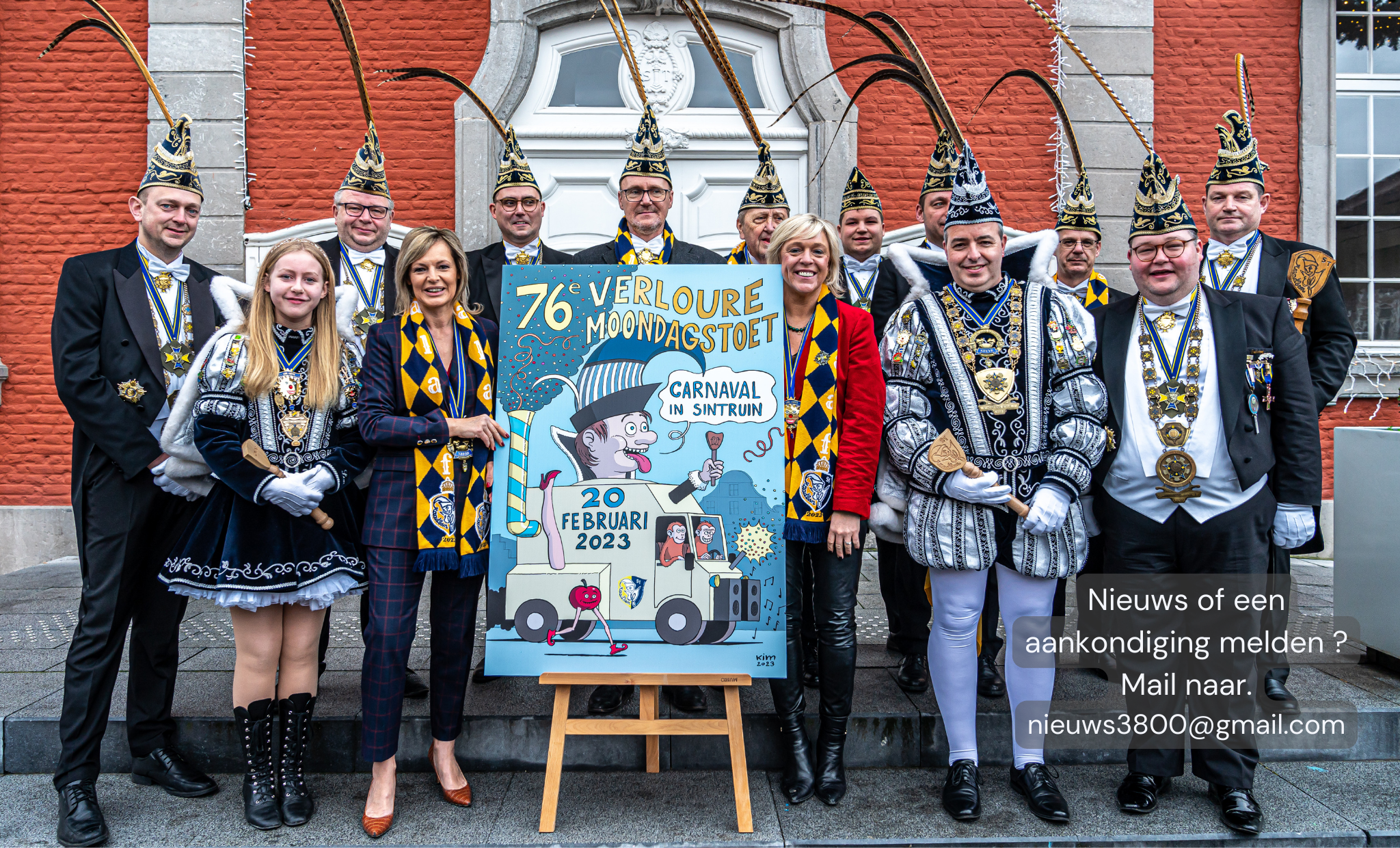 De 76ste Verloure Moondagstoet op                                                    maandag 20 februari                                                                                        als afsluiter van knotsgekke carnavalsweken