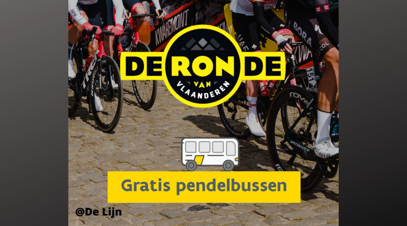 Gratis met pendelbussen De Lijn naar Ronde van Vlaanderen