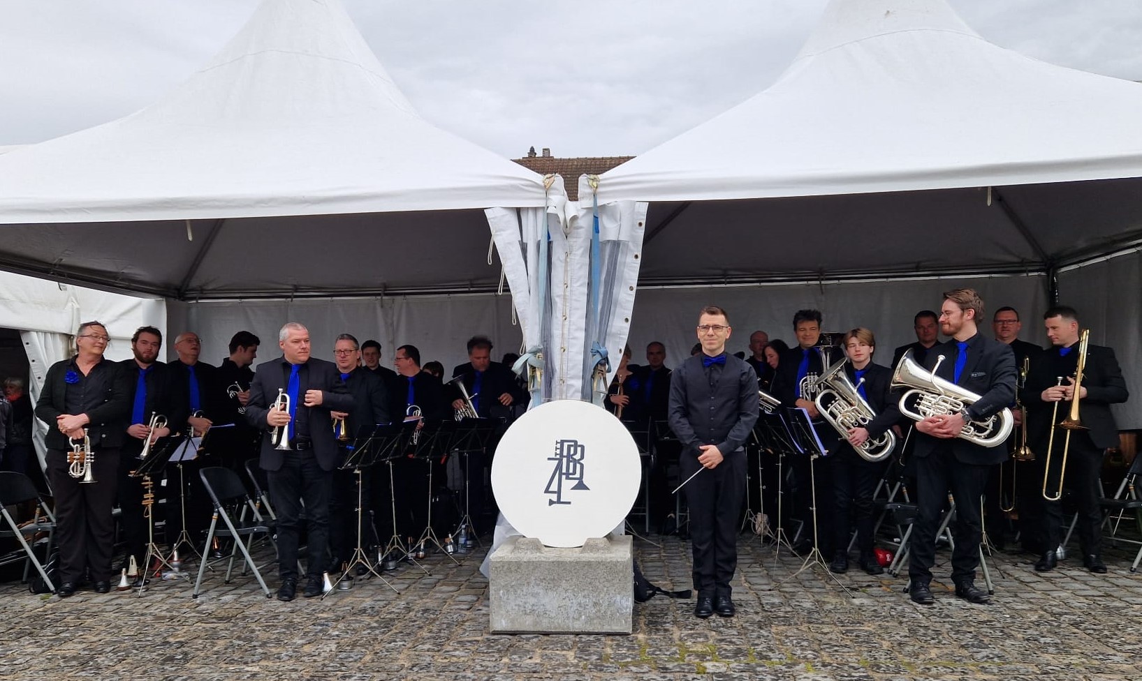 BrassBand Zuid-Limburg brengt gesmaakt optreden op de Stroopfeesten.