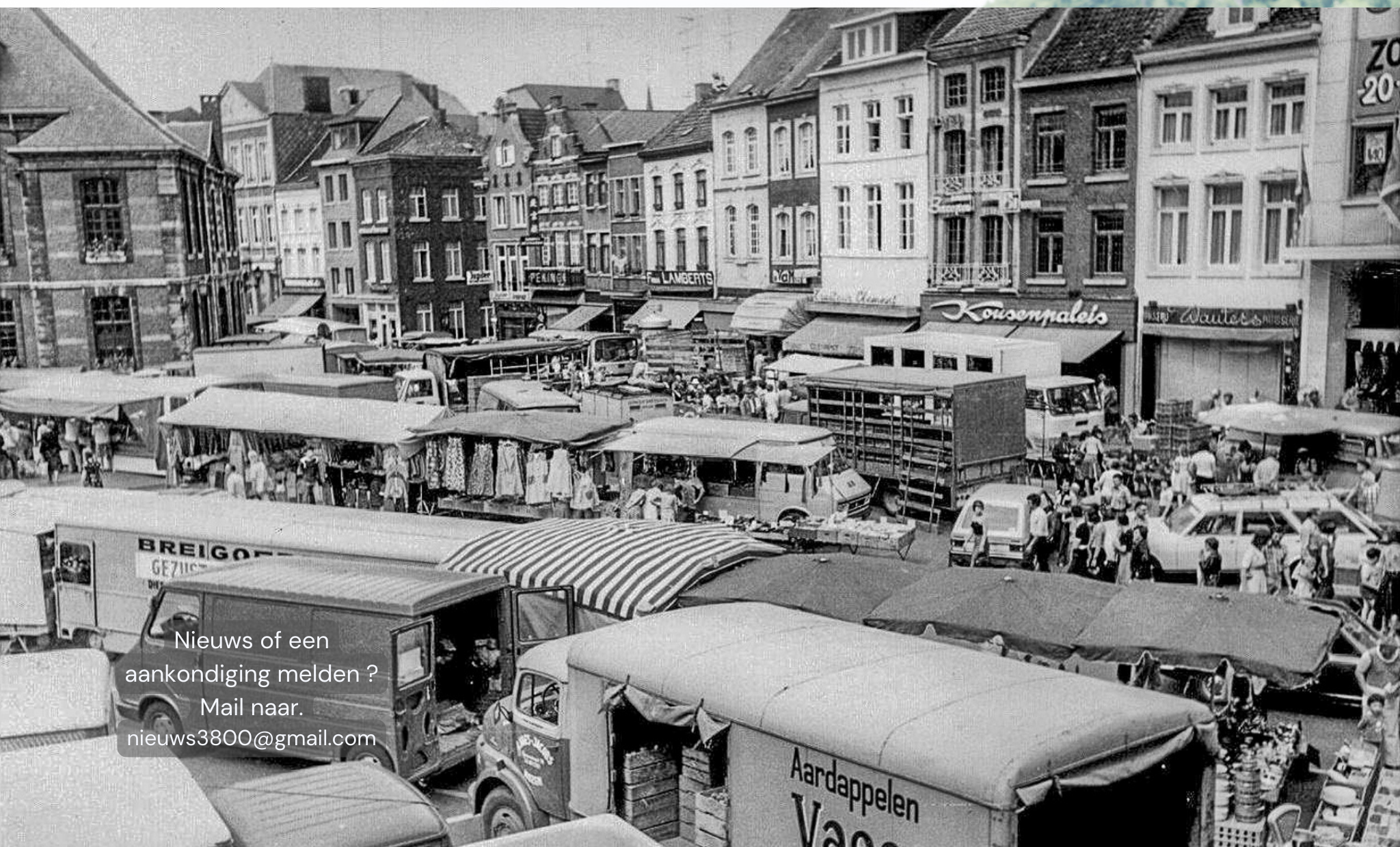 De zaterdagmarkt van lang geleden