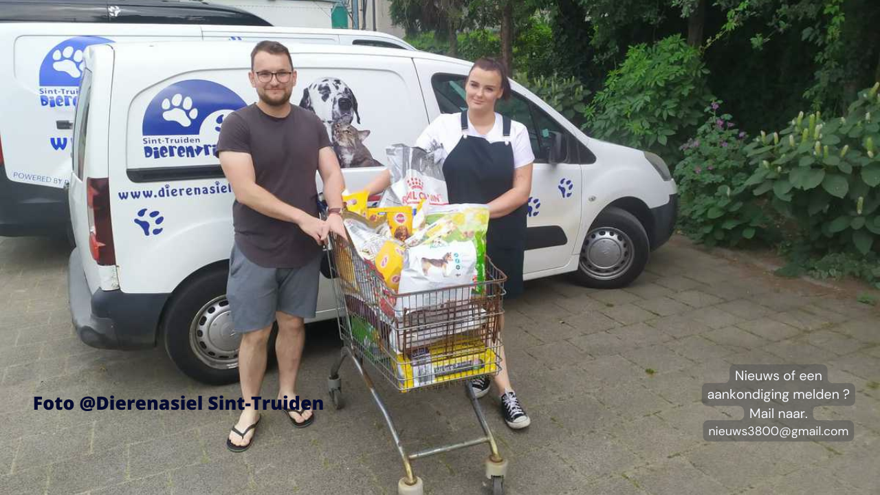 Geen bloemen op het huwelijksfeest van Mateusz en Aleksandra maar donatie voor het Dierenasiel Sint-Truiden