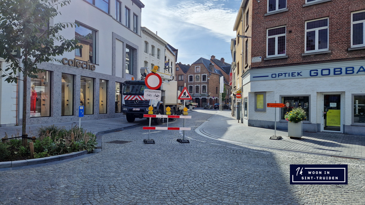 Start van het herstel wegdek Luikerstraat & renovatie ondergrondse schoring Brustempoortsite