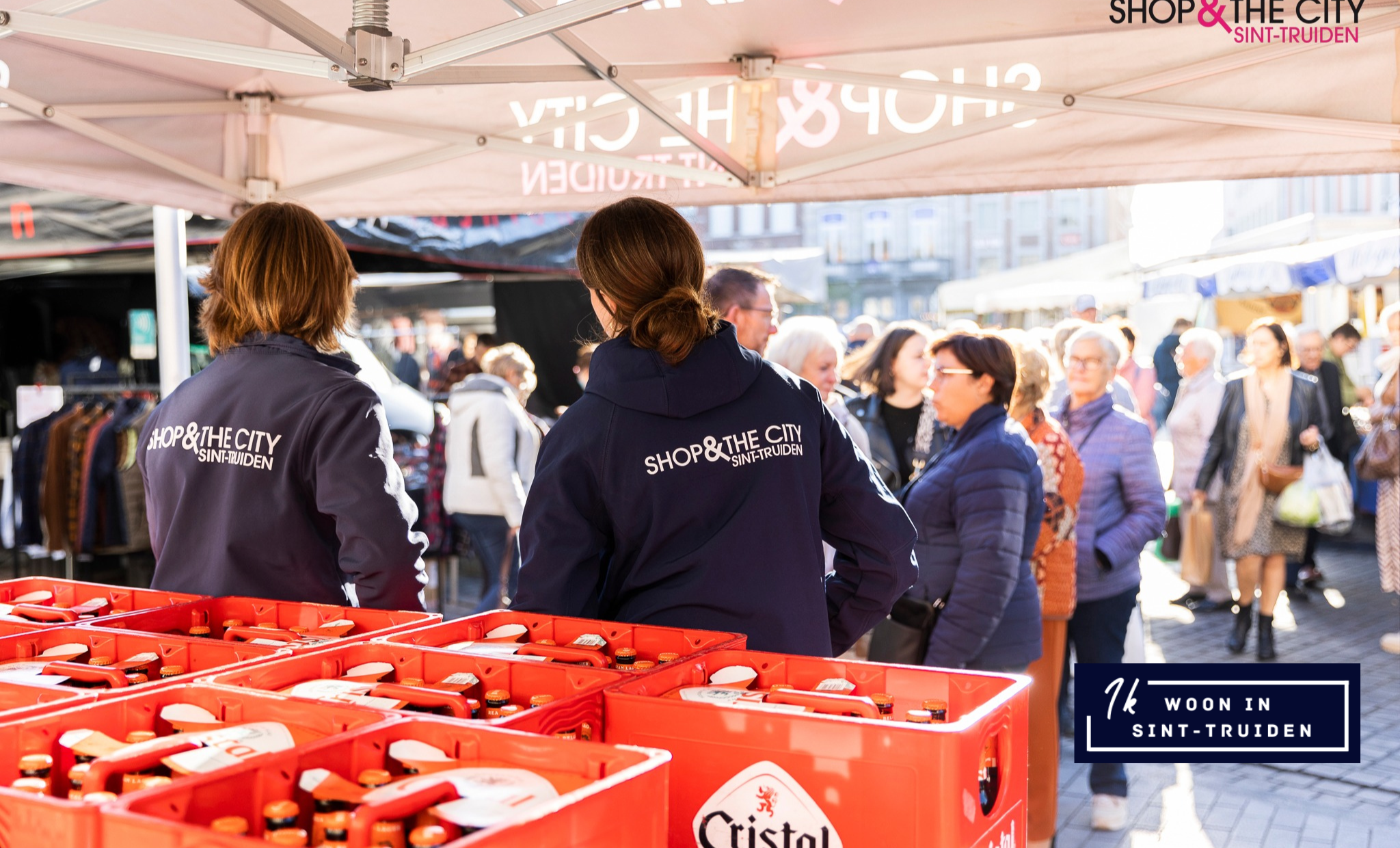 Zaterdag 14 oktober zijn er maar liefst 500 bakken Cristal bier te winnen op de wekelijkse markt in Sint-Truiden.