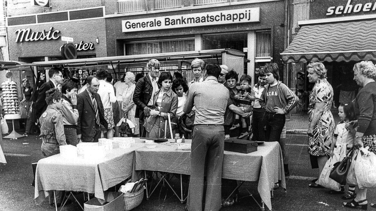 De zaterdagmarkt in Sint-Truiden lang geleden