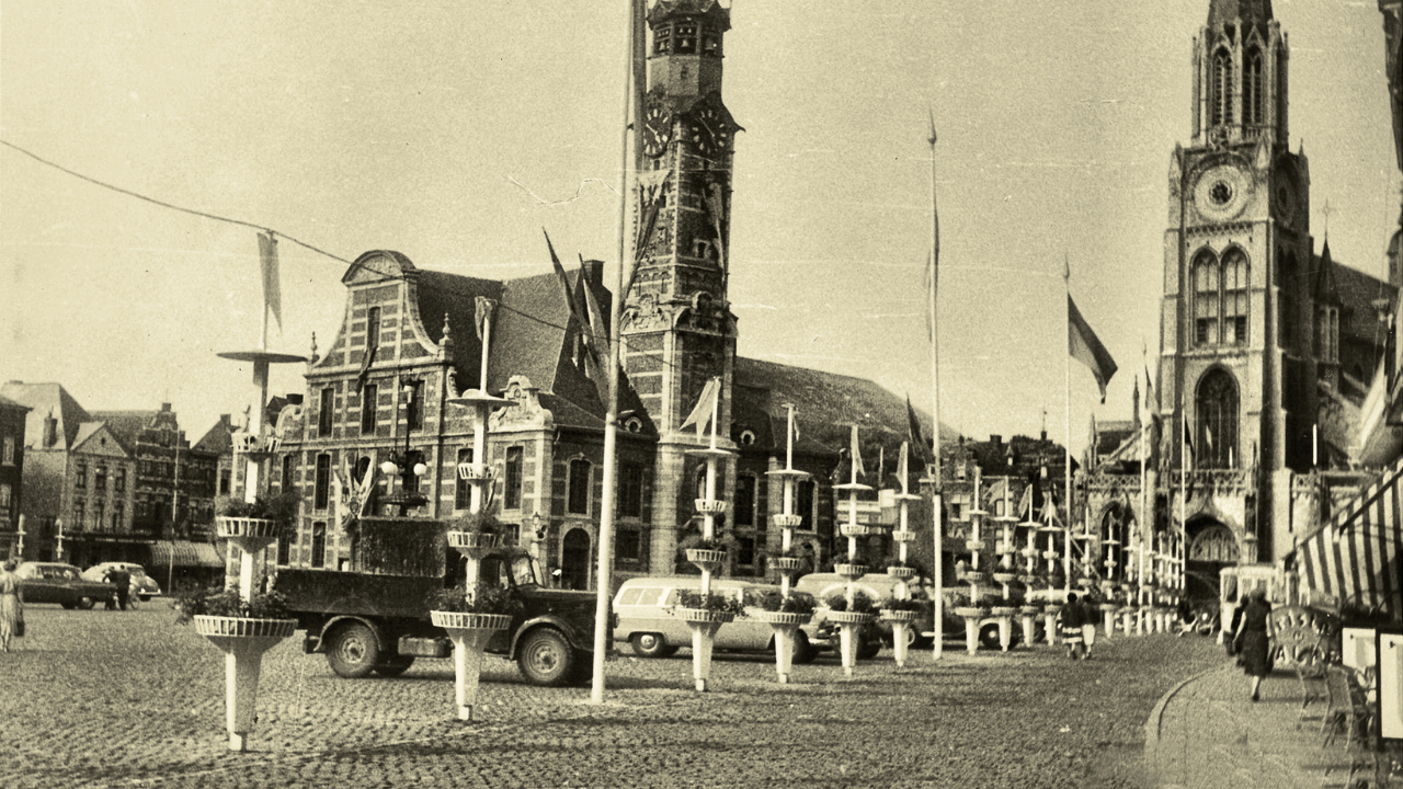 De Grote Markt in Sint-Truiden van lang geleden