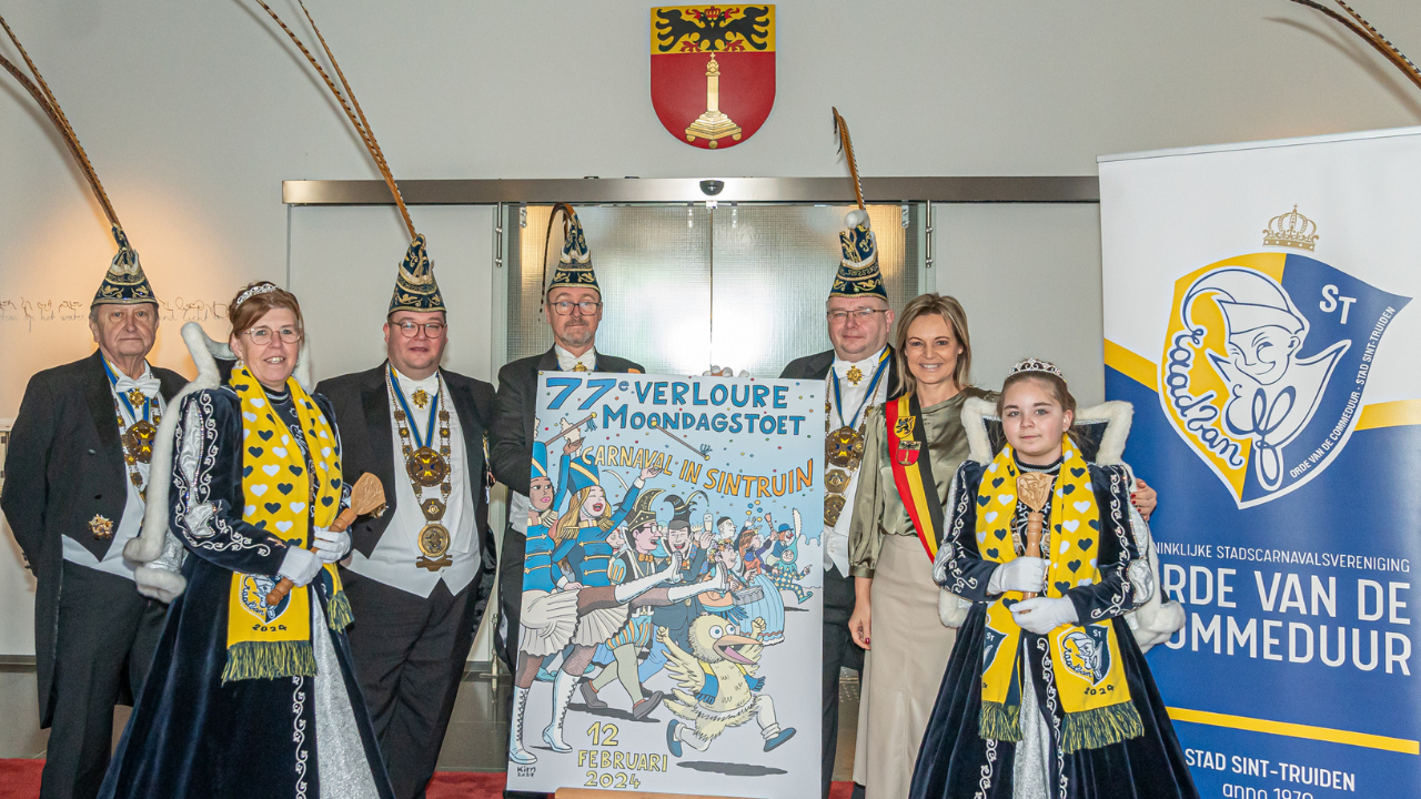 Sint-Truiden maakt zich klaar voor de 77ste Verloure Moondagstoet op maandag 12 februari  