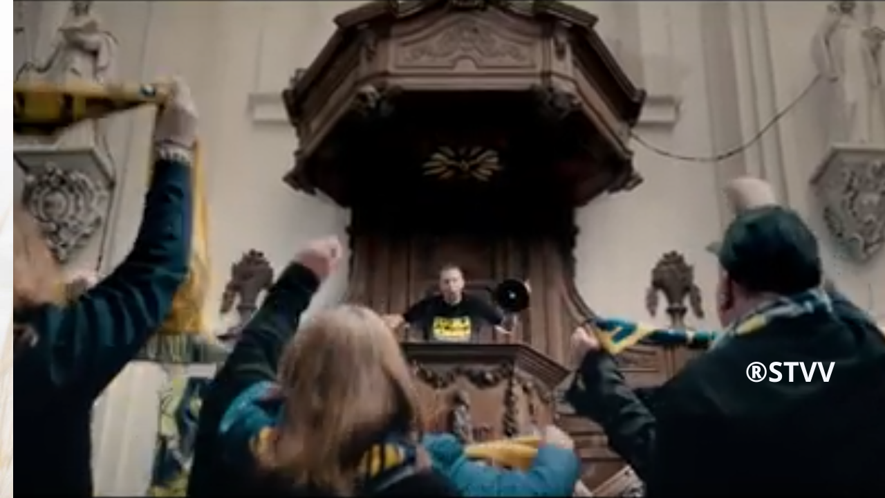 Pastoor, capo en supporters schitteren in heroïsche video over 100 jaar STVV