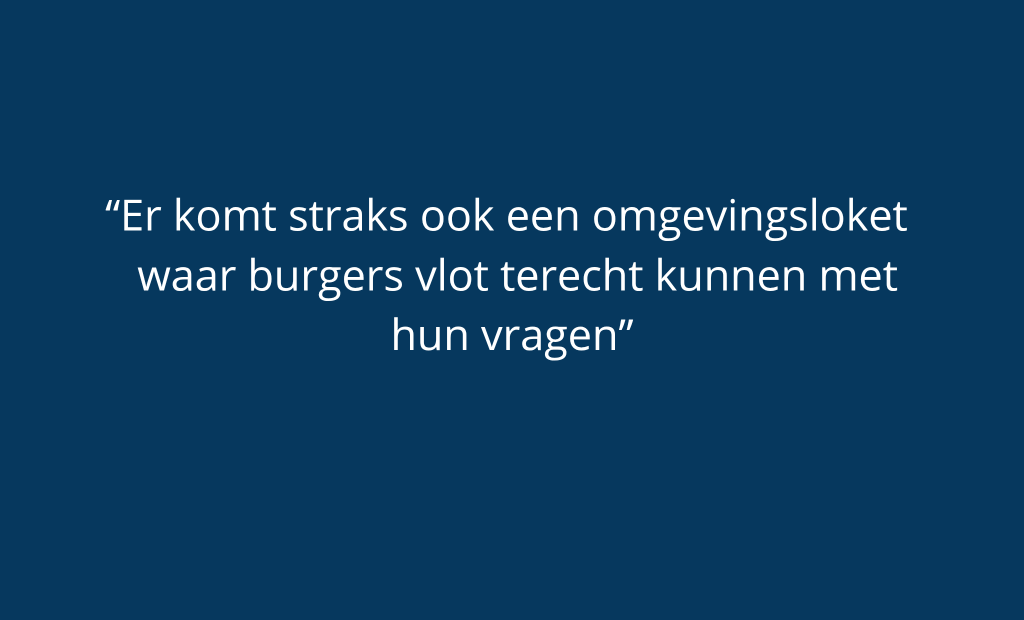 Wachttijd voor omgevingsvergunningmet meer dan één maand verkort
