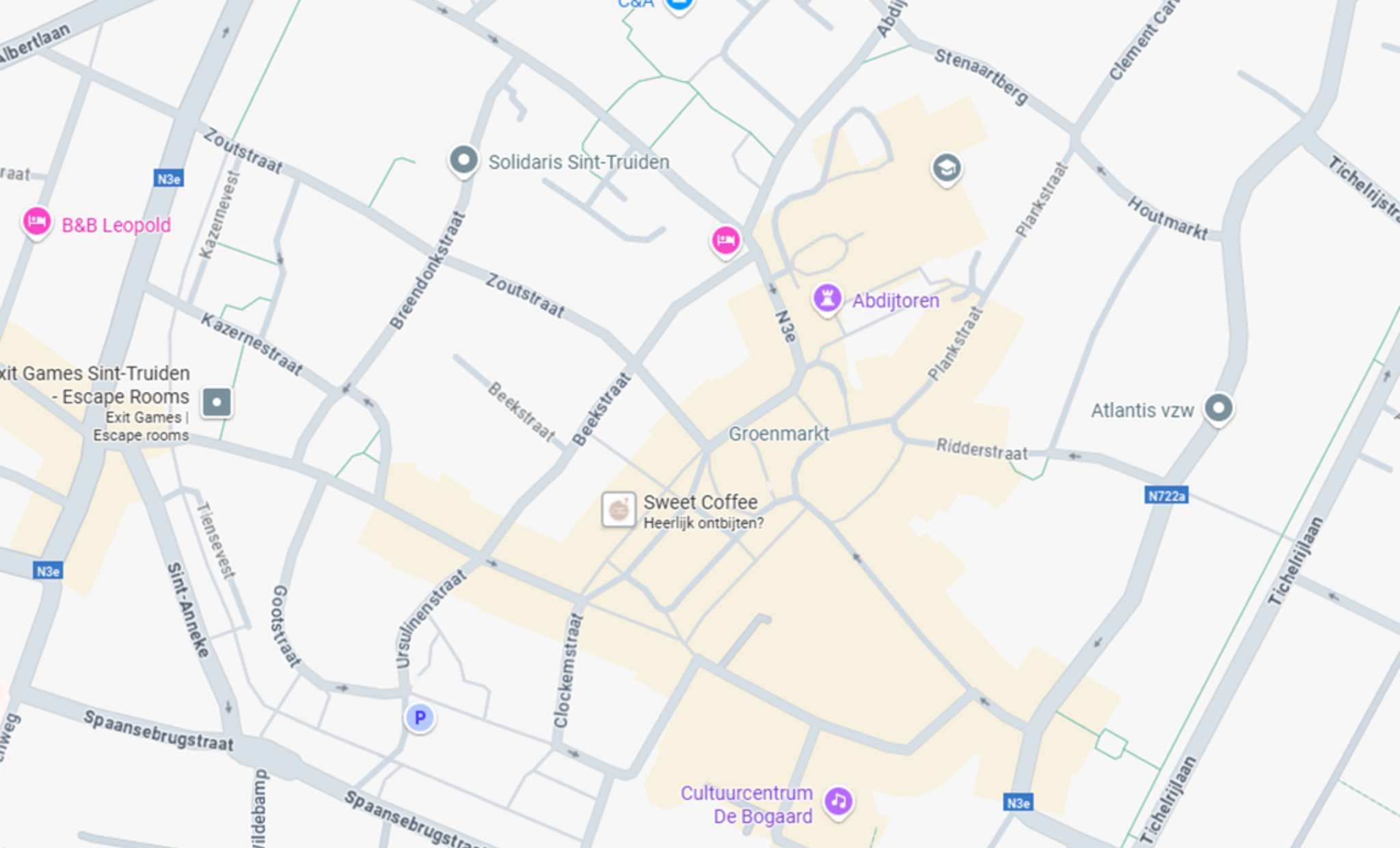 Veiligheidsmaatregel na verzakking Stapelstraattijdelijke omleiding voor gemotoriseerd verkeer