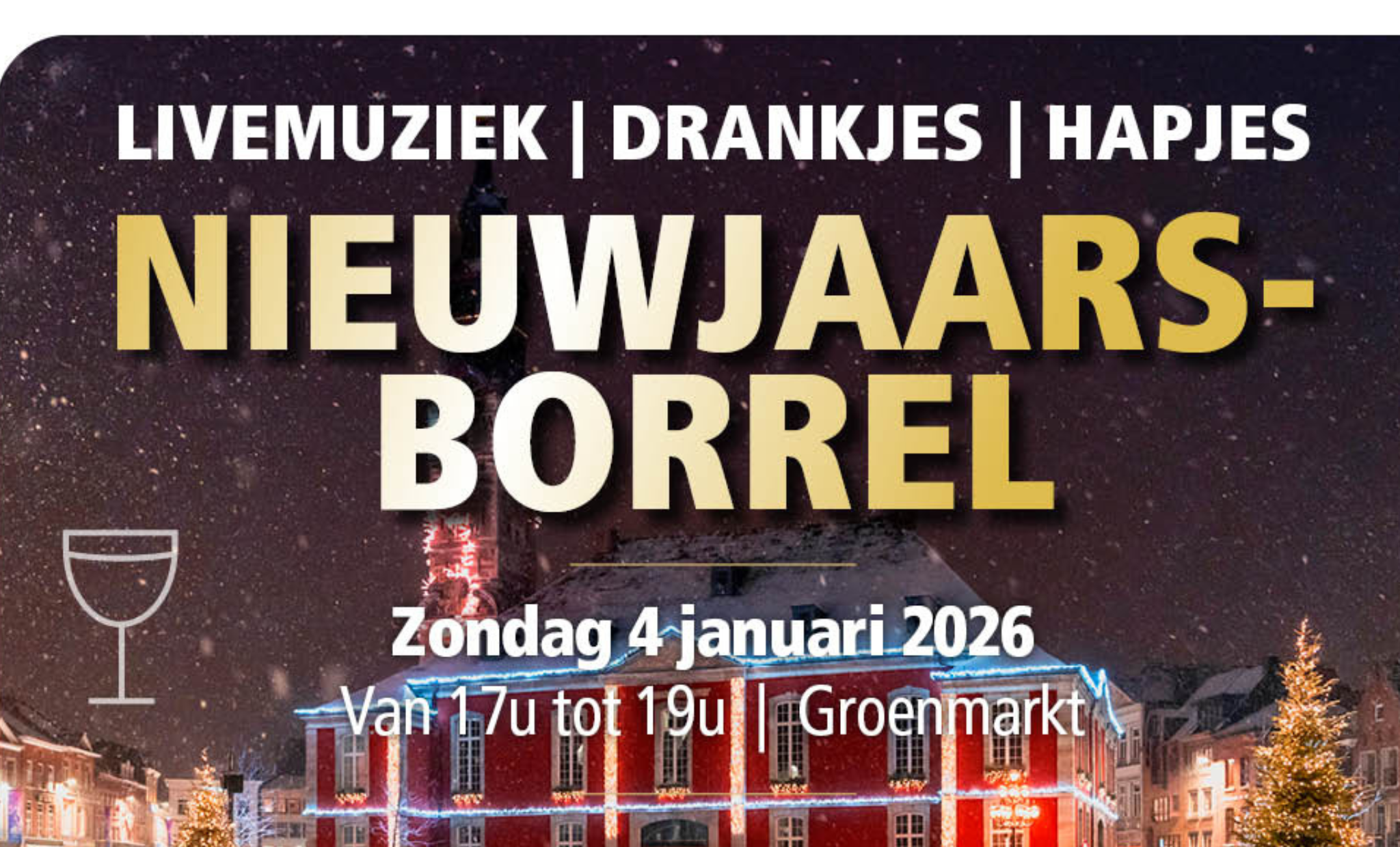 Klink mee op 2026: gezellig, muzikaal & feestelijk