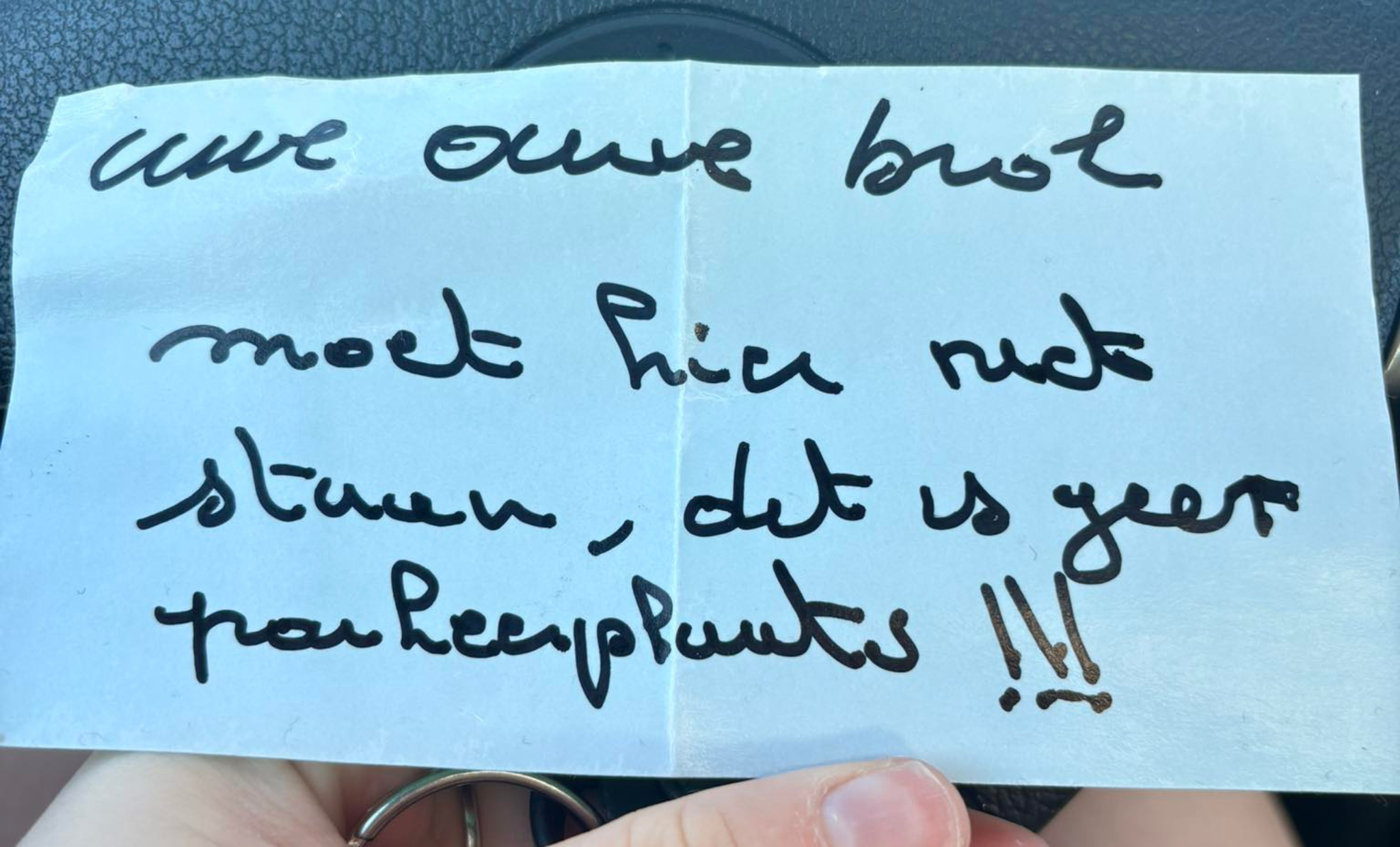 Ouwe brol? Hij start tenminste elke ochtend.