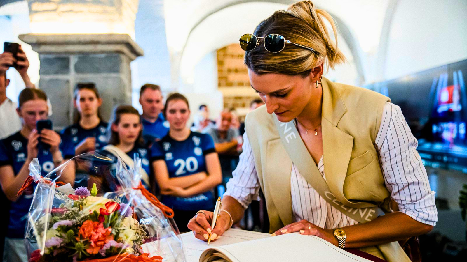Volleybalster Britt Herbots is nieuwe ereburger van Sint-Truiden