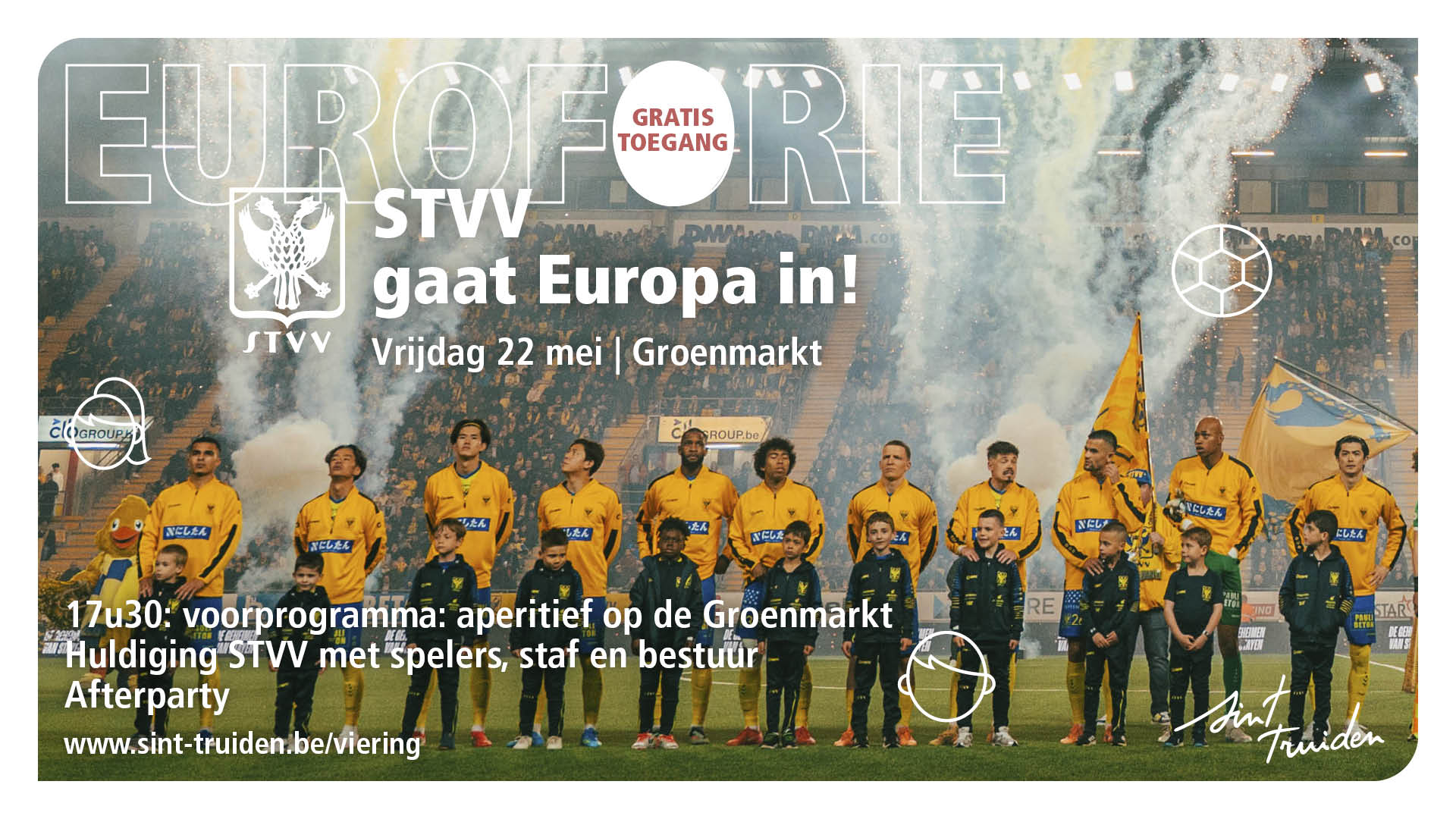 Sint-Truiden huldigt STVV na historisch seizoen