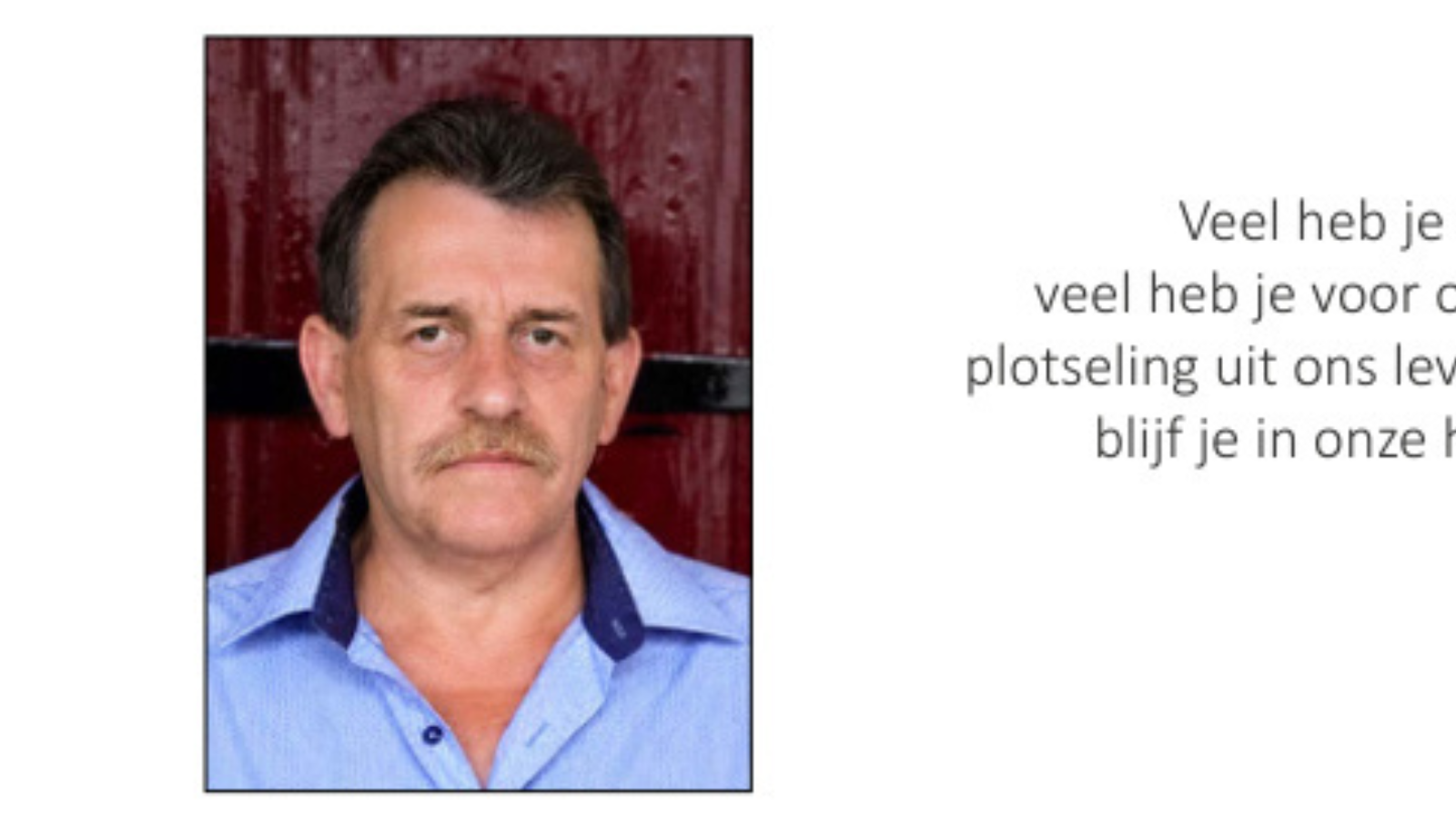Overlijdensbericht van Gustave Leenen