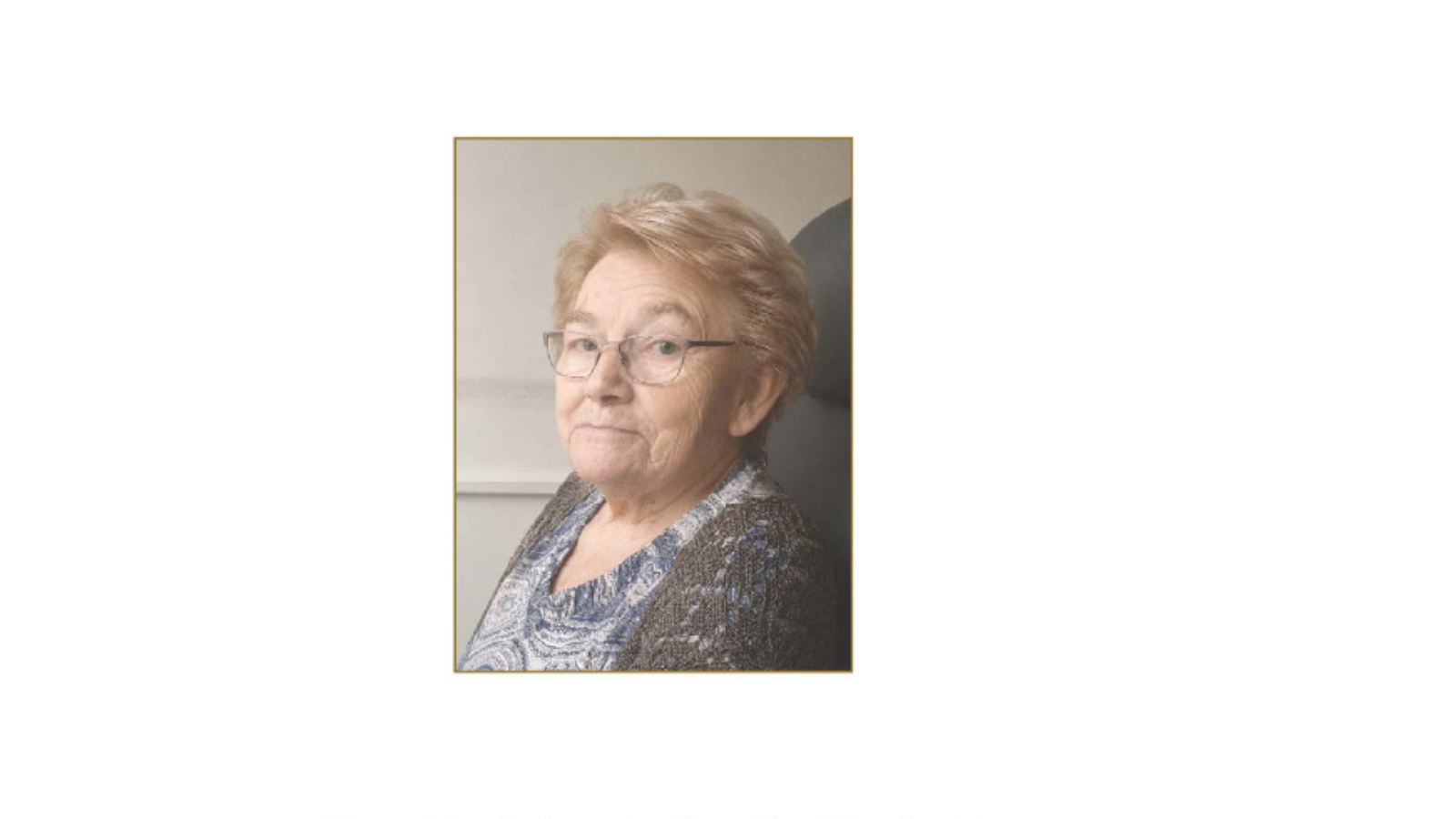 Overlijdensbericht van Mia Laporte