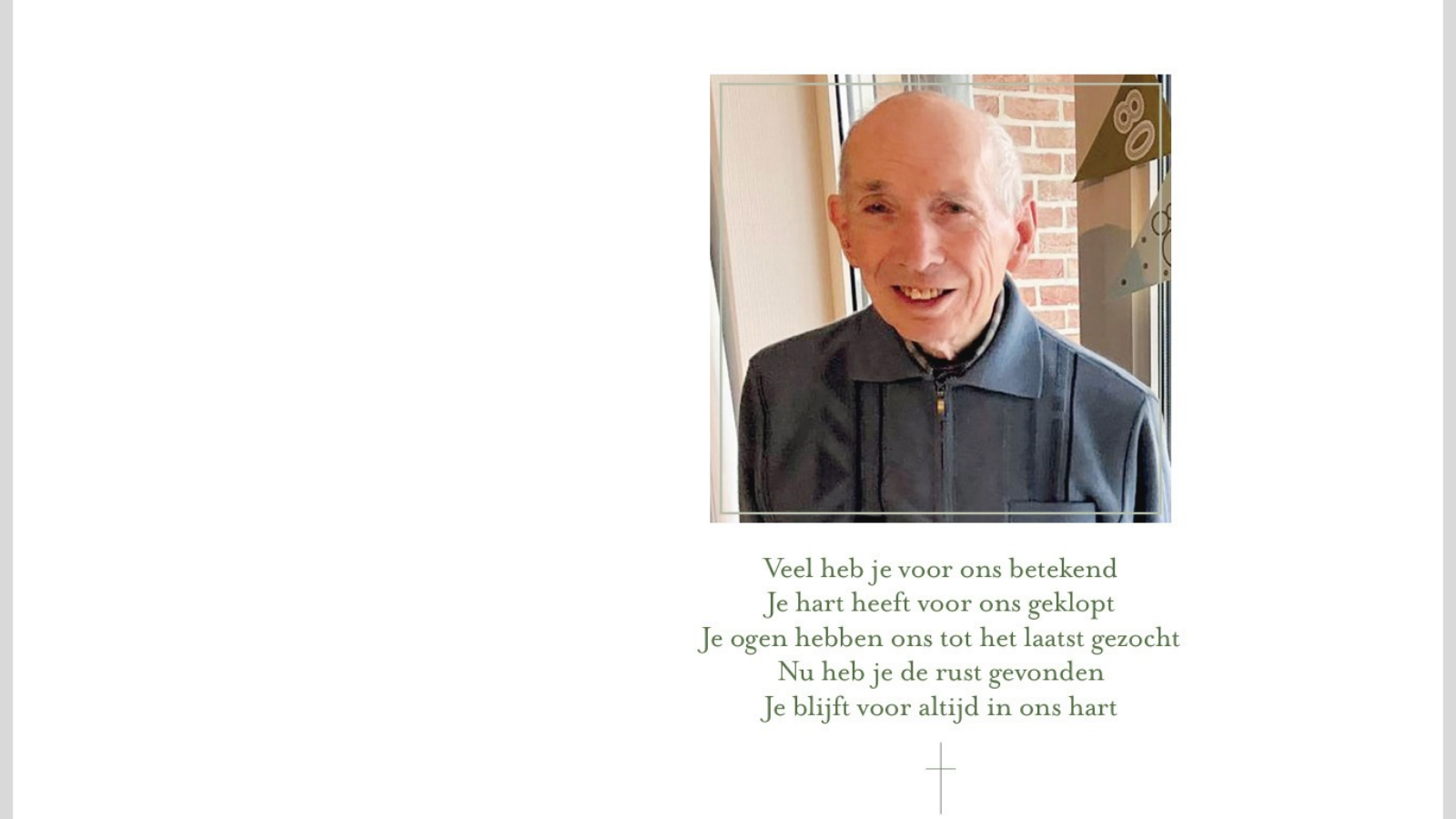 Overlijdensbericht van Emiel Wouters